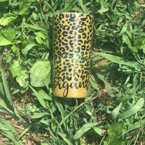 Customized Cheetah Print Tumbler